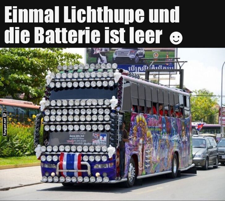 Das ultimative Lichthupenerlebnis Das ultimative Lichthupenerlebnis