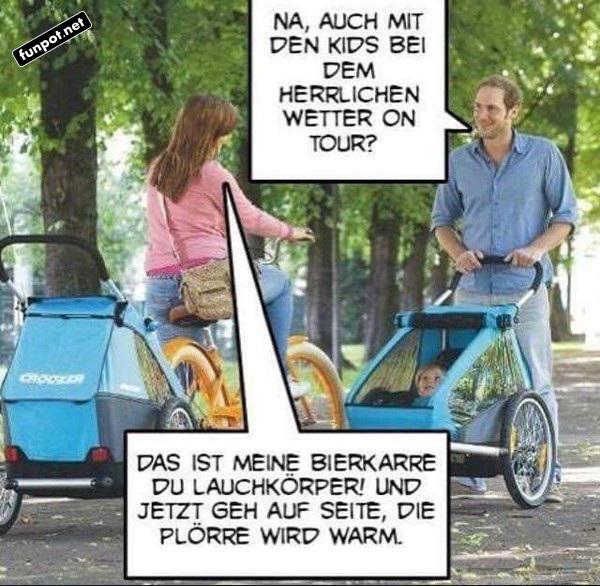 Bier statt Babysitze!