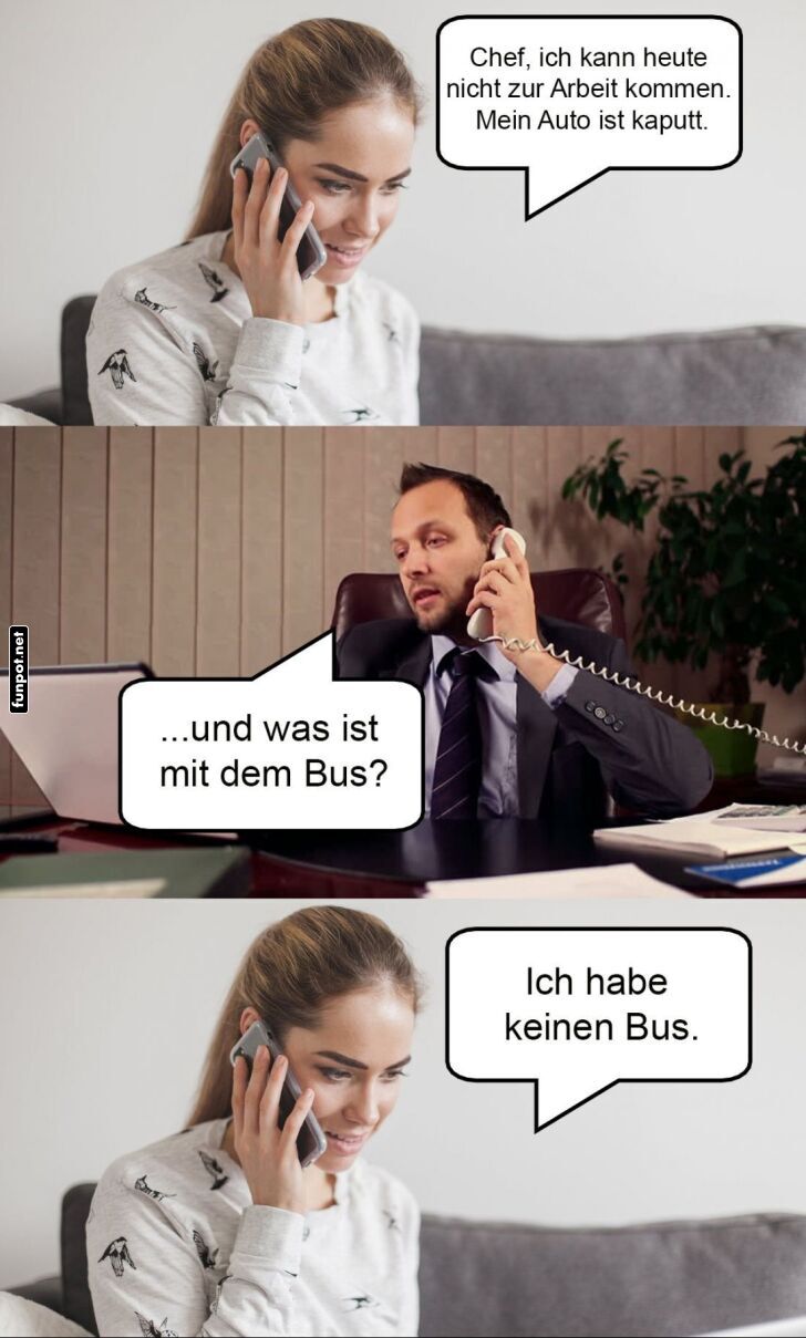 Chef, mein Auto ist kaputt Chef, mein Auto ist kaputt