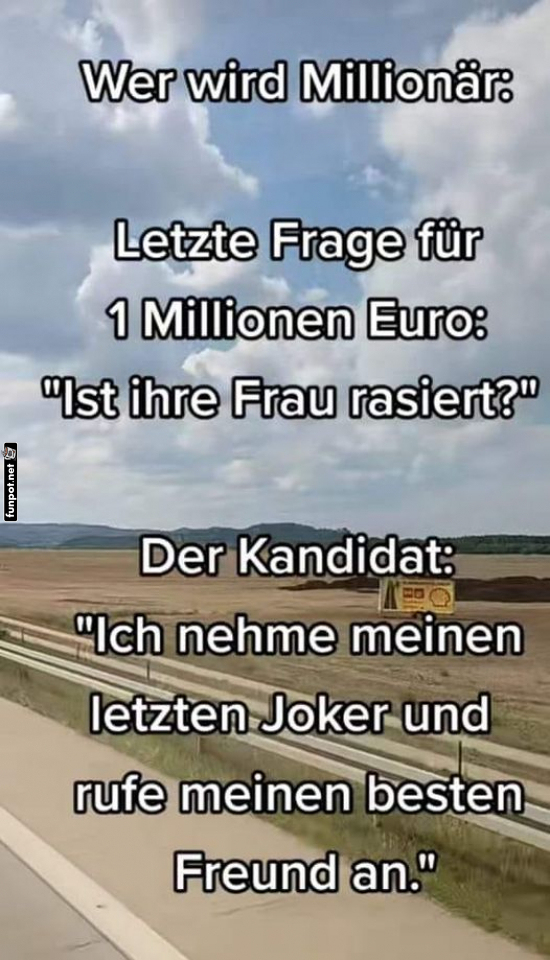 Rasier-Joker auf der Autobahn Rasier-Joker auf der Autobahn