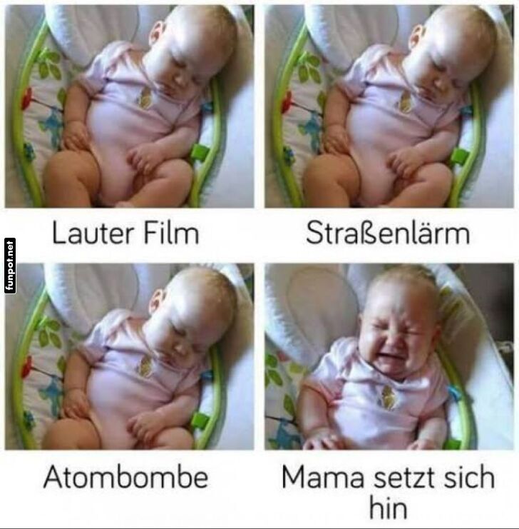 Babys unbertroffene Lrm-Erkennungsfhigkeit