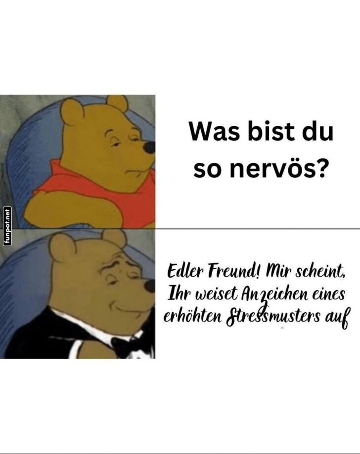 Wenn der Stresslevel förmlich spricht Wenn der Stresslevel förmlich spricht