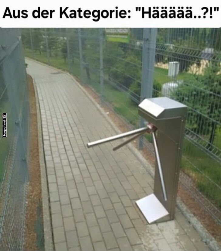 Verwirrung im Wegsystem Verwirrung im Wegsystem