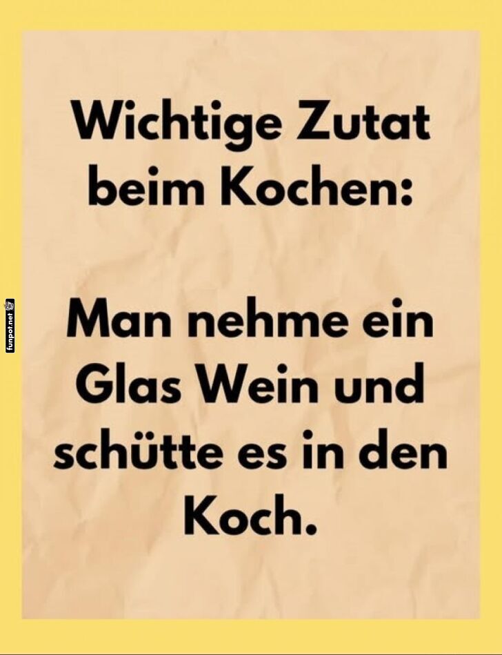 Rezept für Spaß in der Küche Rezept für Spaß in der Küche