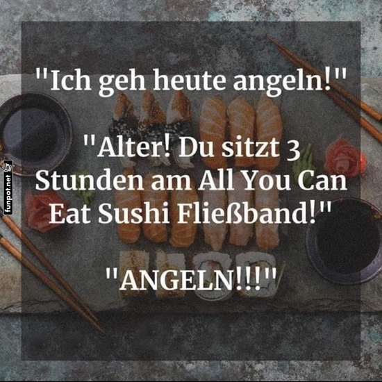 Sushi-Angeln: Die neue Trendsportart! Sushi-Angeln: Die neue Trendsportart!