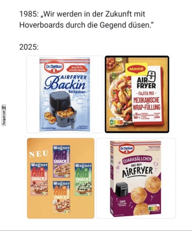 Airfryer statt Hoverboard Airfryer statt Hoverboard