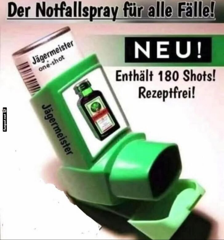 Jägermeister: Erster Hilfe im Taschenformat! Jägermeister: Erster Hilfe im Taschenformat!