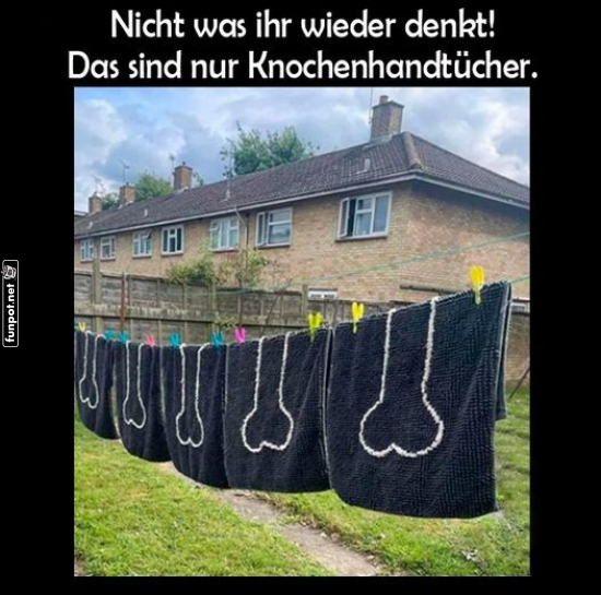 Kreatives Wäschechaos auf der Leine Kreatives Wäschechaos auf der Leine