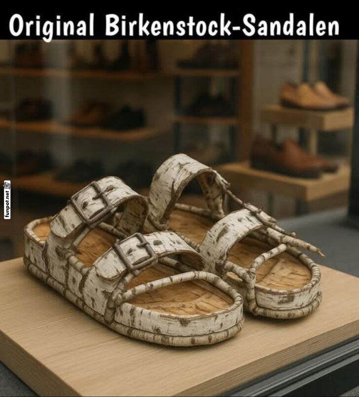 Birkenstock trifft auf Birkenrinde! Birkenstock trifft auf Birkenrinde!