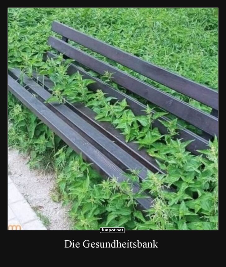 Grüne Pause: Unkrautbank-Edition Grüne Pause: Unkrautbank-Edition