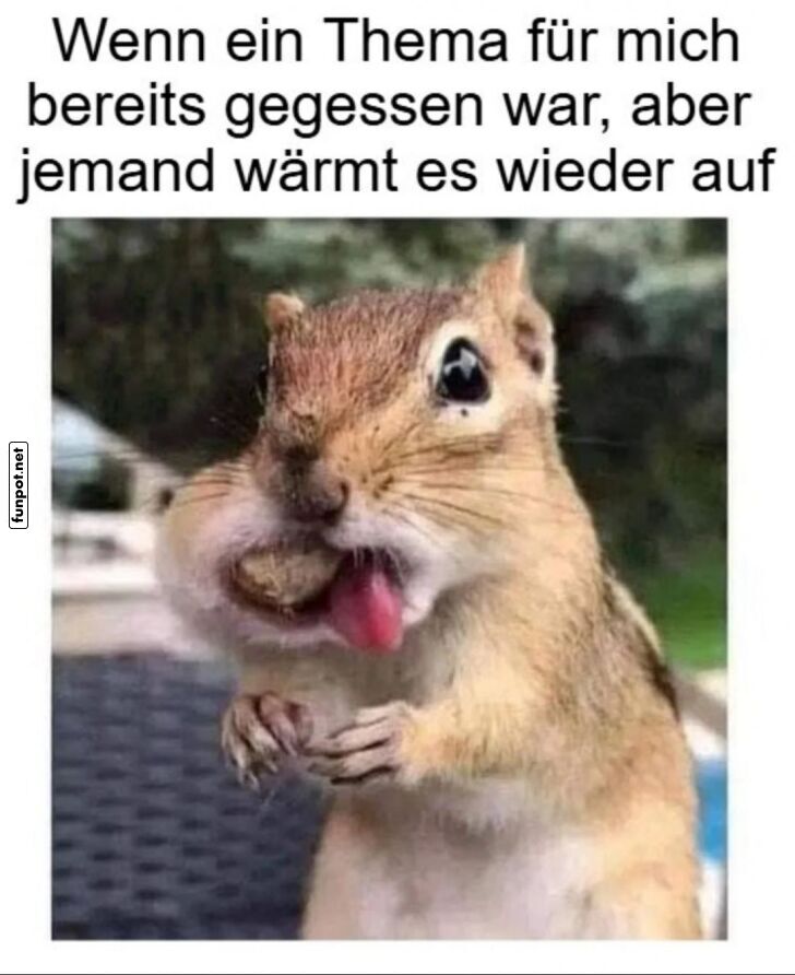 Altes Thema, neue Würze! Altes Thema, neue Würze!