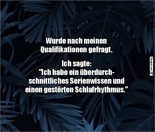 Experten für Serien und Schlafmangel gesucht! Experten für Serien und Schlafmangel gesucht!