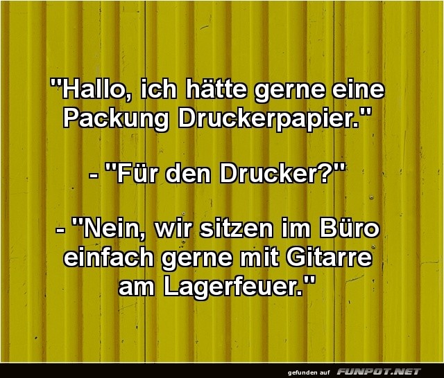 Druckerpapier-Philosophie im Büro Druckerpapier-Philosophie im Büro