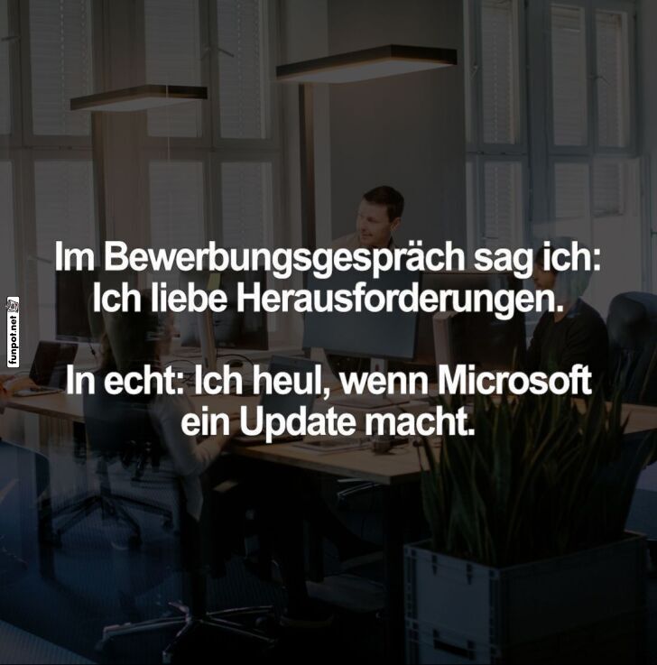 Ein Update-Drama im Büro Ein Update-Drama im Büro