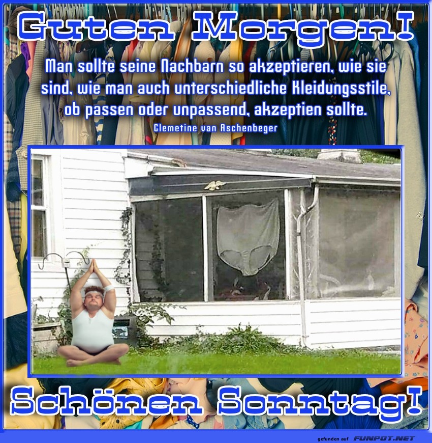 Yoga im Vorgarten: Sonntagsruhe deluxe! Yoga im Vorgarten: Sonntagsruhe deluxe!