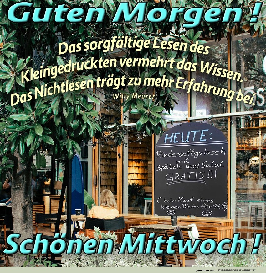 Morgenkaffee mit einer Prise Weisheit! Morgenkaffee mit einer Prise Weisheit!