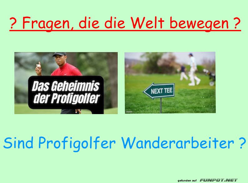 Golf ohne Grenzen: Der Nomadensport? Golf ohne Grenzen: Der Nomadensport?