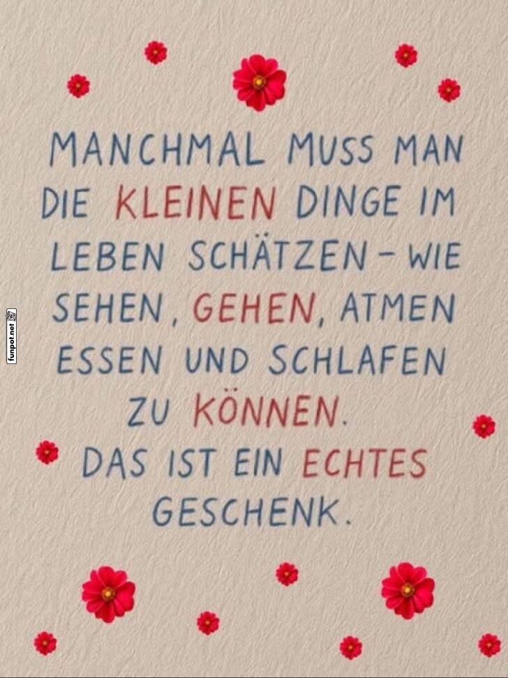Kleine Dinge, große Freude! Kleine Dinge, große Freude!