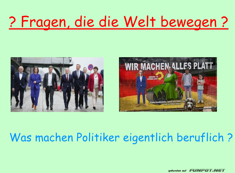 Politiker: Beruf oder Berufung? Politiker: Beruf oder Berufung?