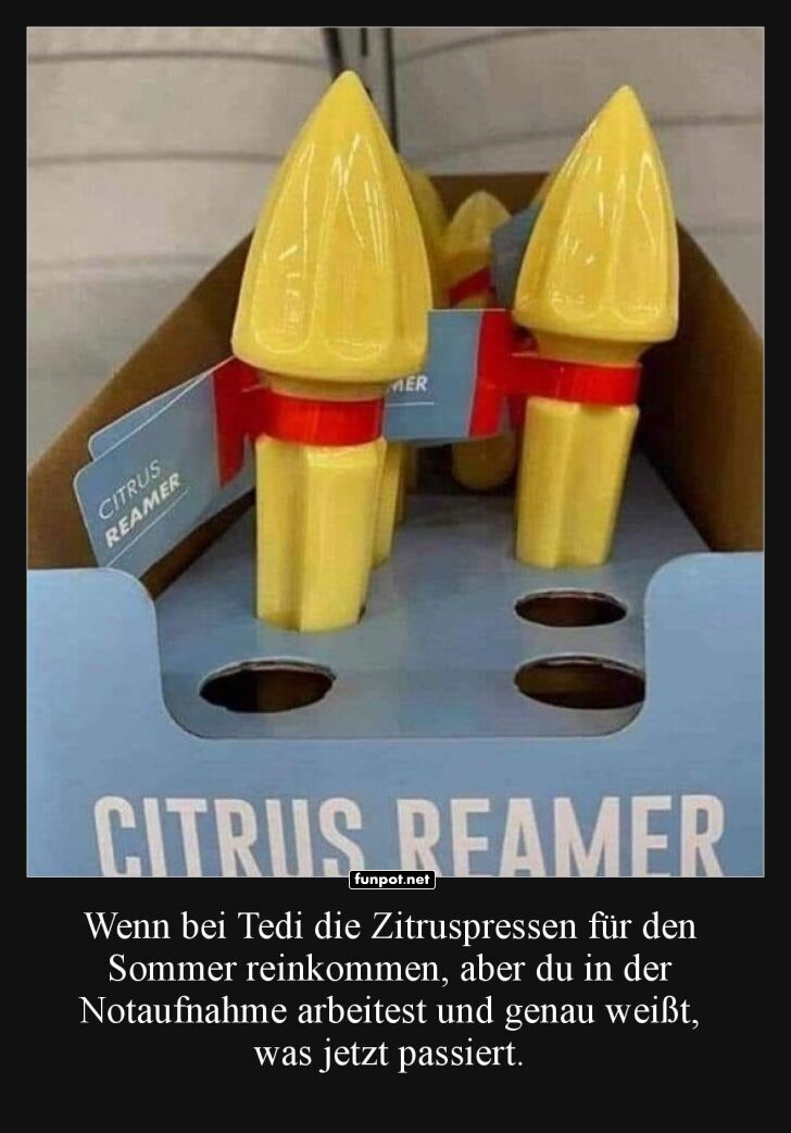 Zitronenpressen mal anders!