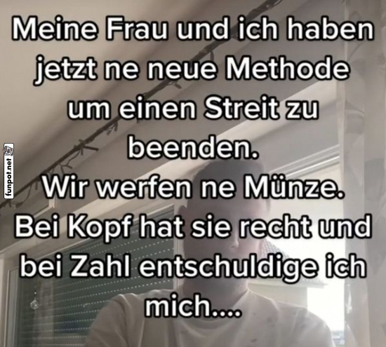 Die ultimative Streitlsungsmethode