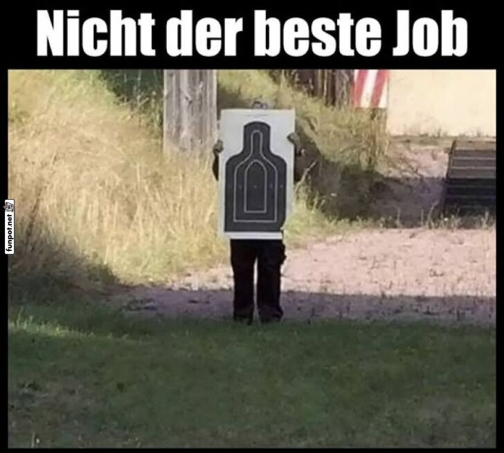 Jobsuche extrem: Zielscheibe sein! Jobsuche extrem: Zielscheibe sein!