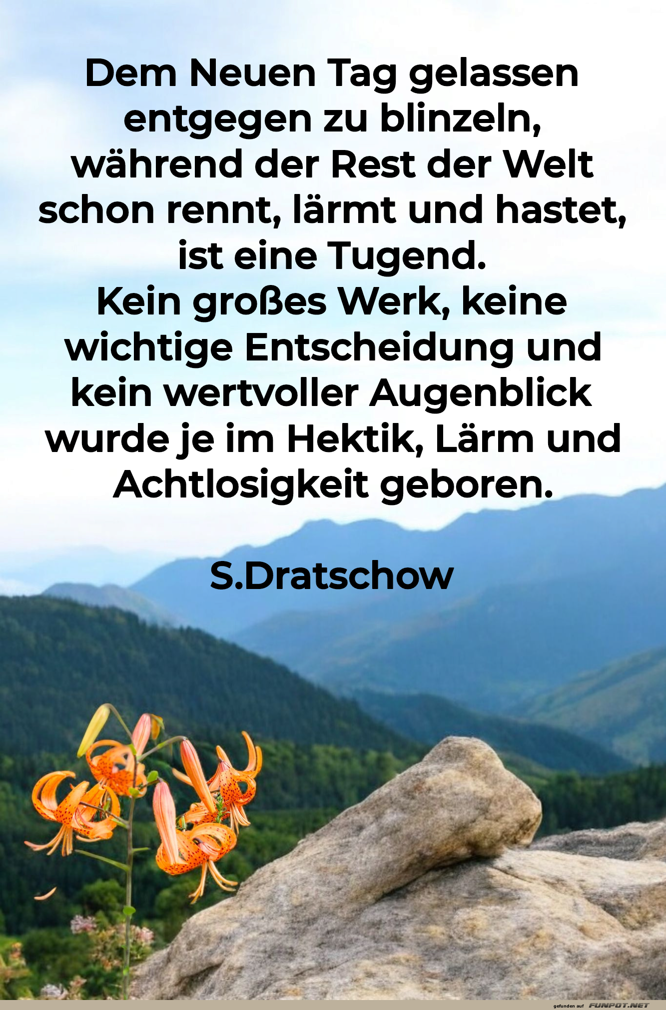 dem neuen tag gelassen dem neuen tag gelassen