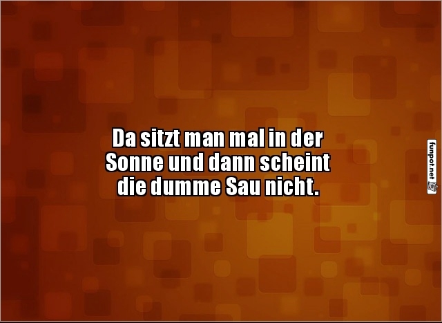 Sonnenbaden ohne Sonne - Ironie pur!