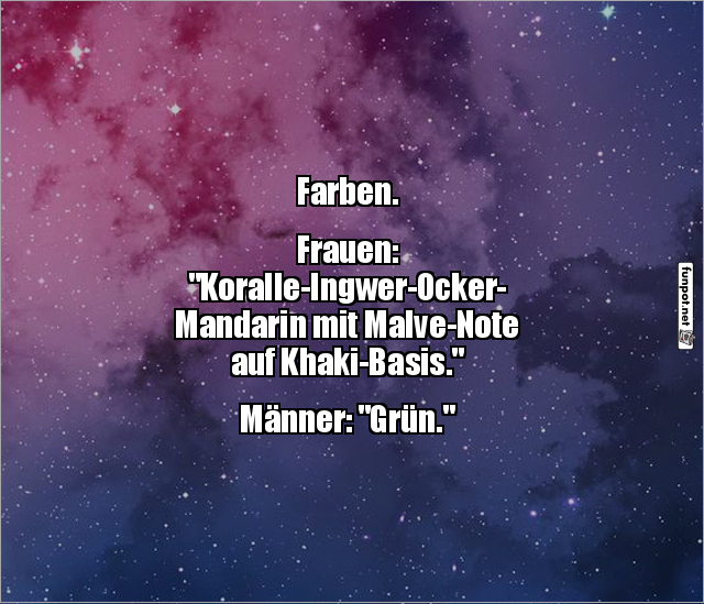 Wenn Farben ein Geschlechterkampf wären Wenn Farben ein Geschlechterkampf wären