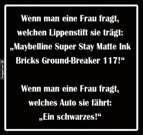 Lippenstift vs. Auto: Das Dilemma! Lippenstift vs. Auto: Das Dilemma!