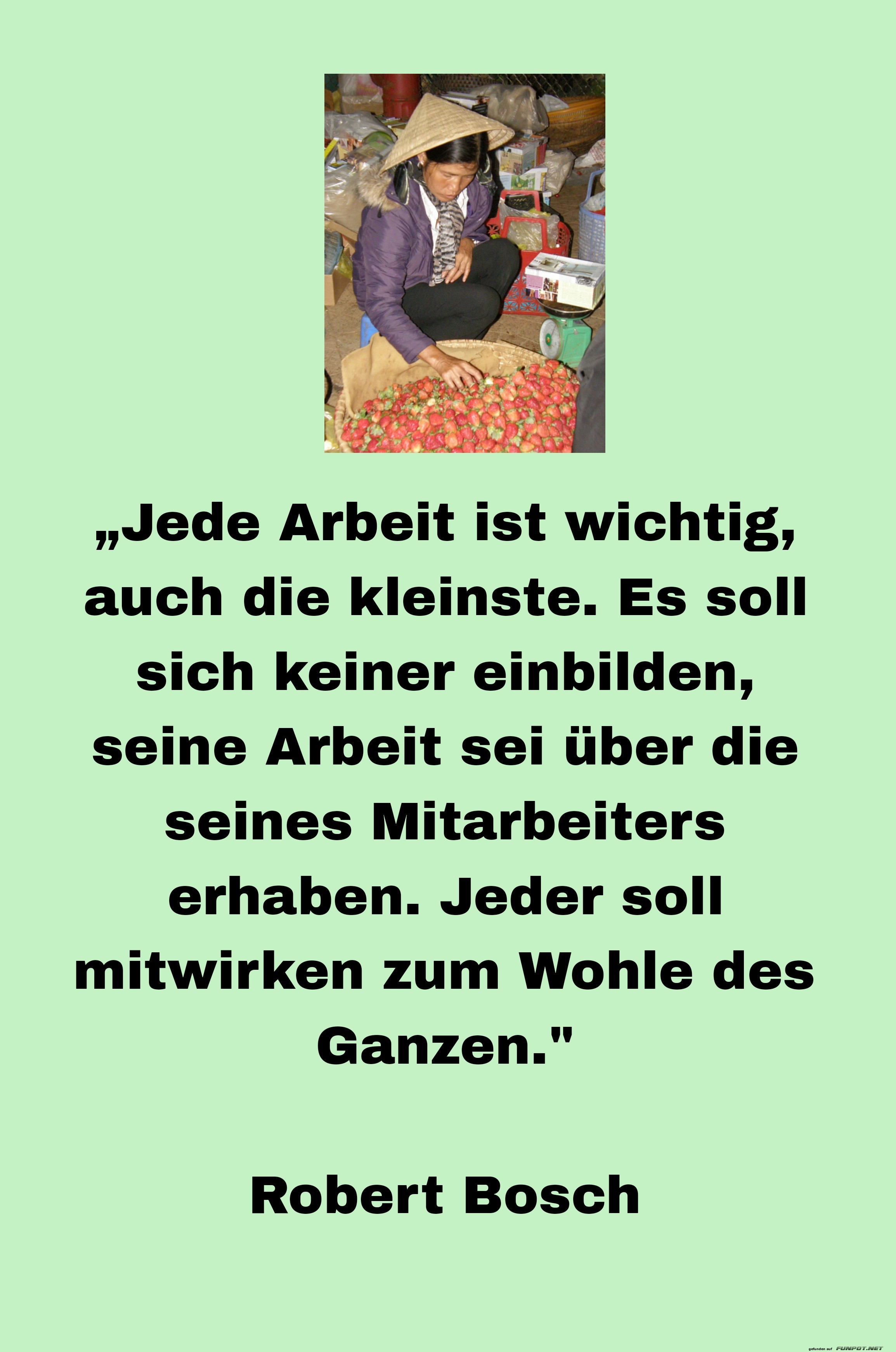jede arbeit ist wichtig