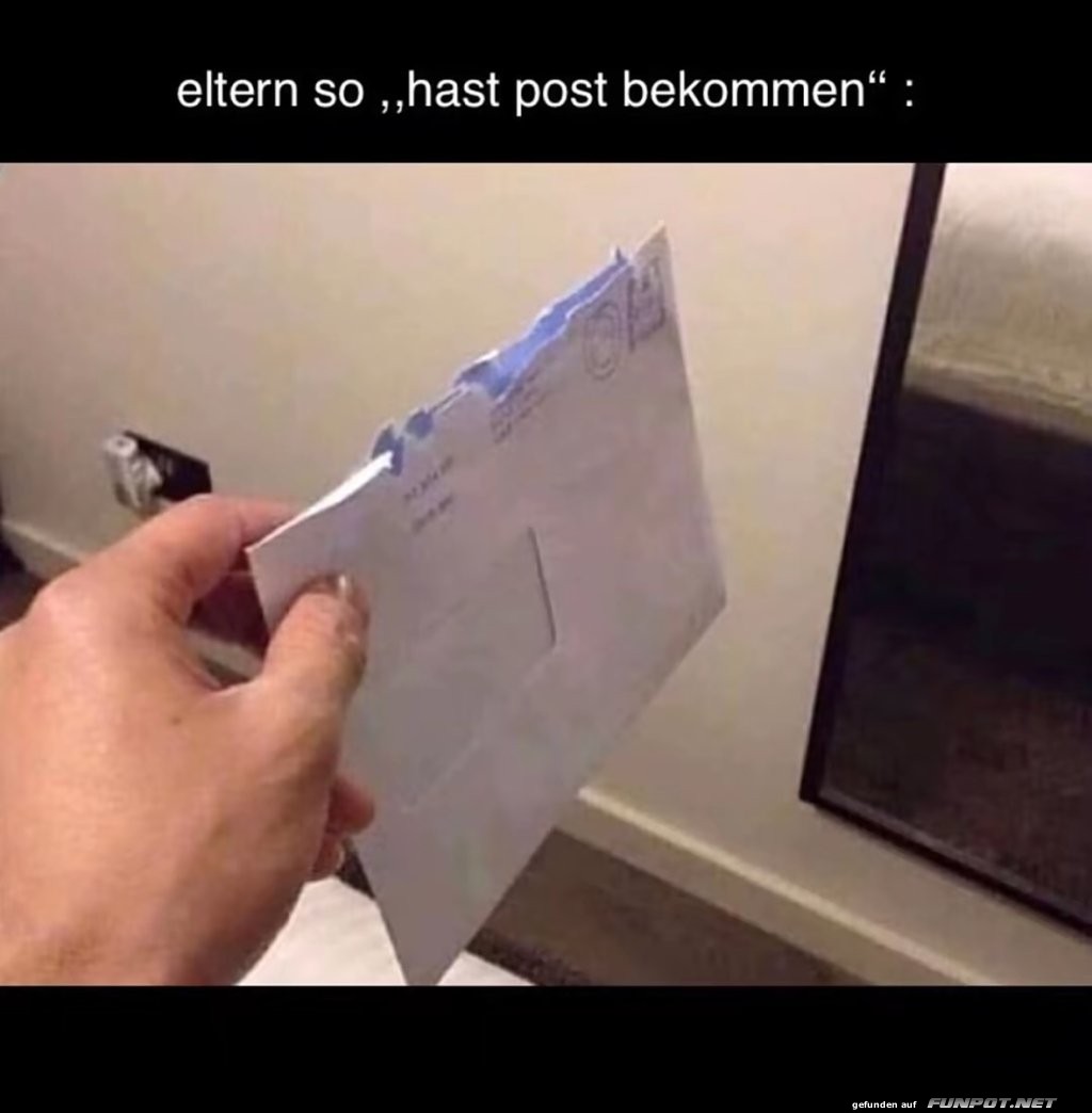 Wenn Eltern deine Post ffnen
