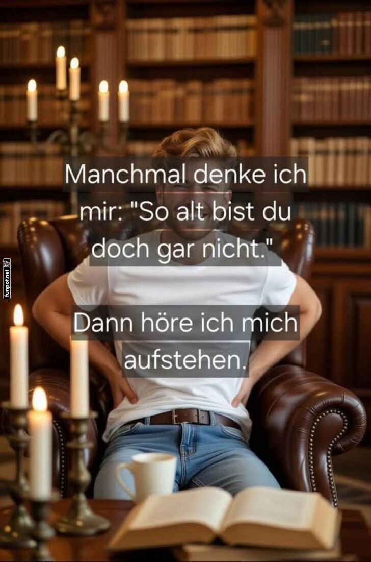 Alter ist nur eine Kniebeuge entfernt Alter ist nur eine Kniebeuge entfernt