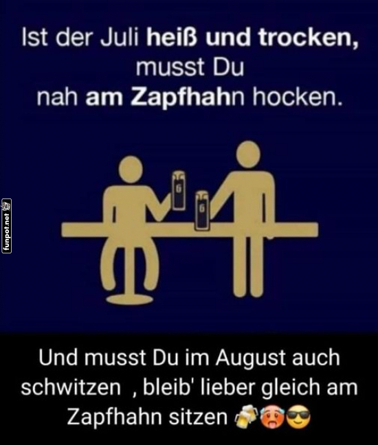 Durstiges Sommer-Sitzproblem gelst!