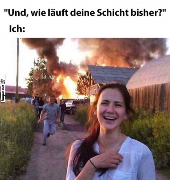Brennpunkt Schichtarbeit mit einem Lächeln Brennpunkt Schichtarbeit mit einem Lächeln