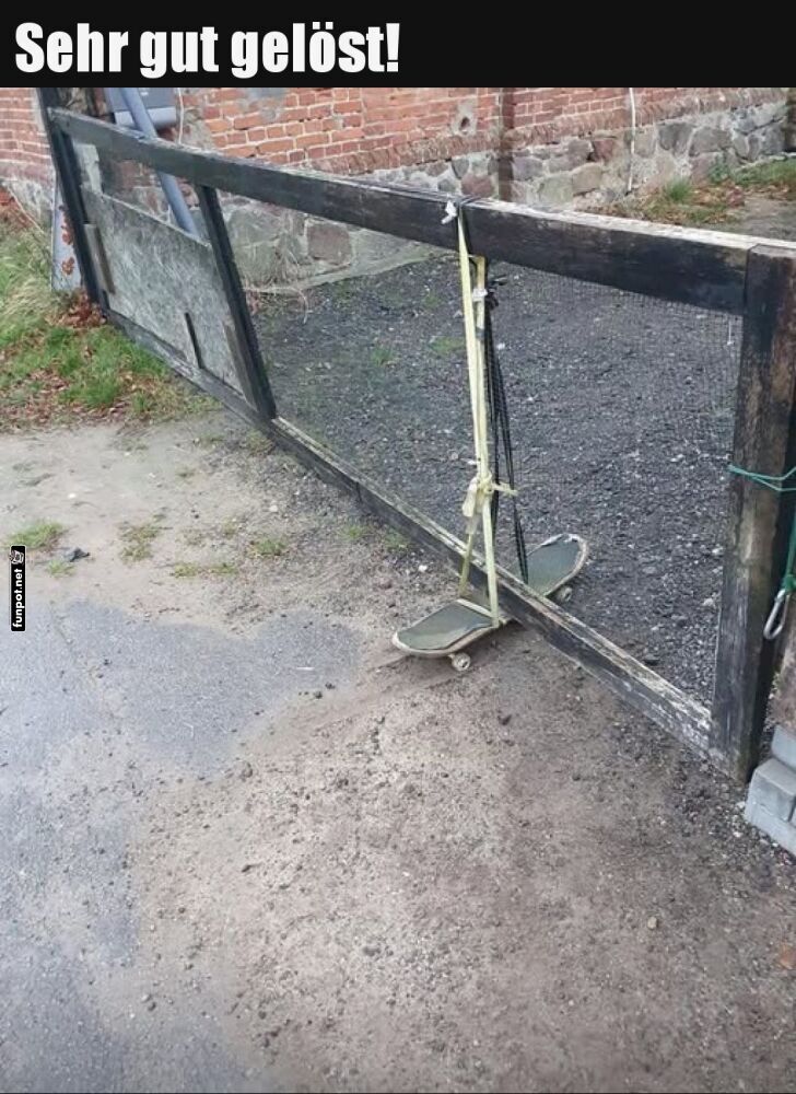 DIY-Tor: Wenn der Windschutz mal ausrutscht DIY-Tor: Wenn der Windschutz mal ausrutscht