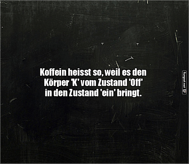 Koffeinlogik: Von 'Off' zu 'Ein'