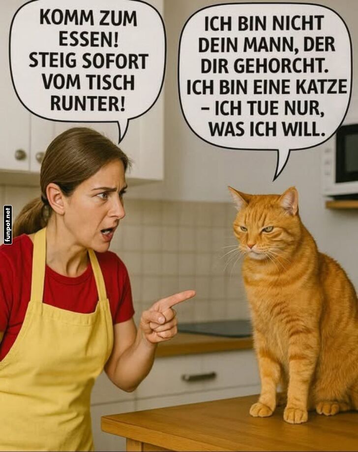Wann Katzen den Ton angeben! Wann Katzen den Ton angeben!