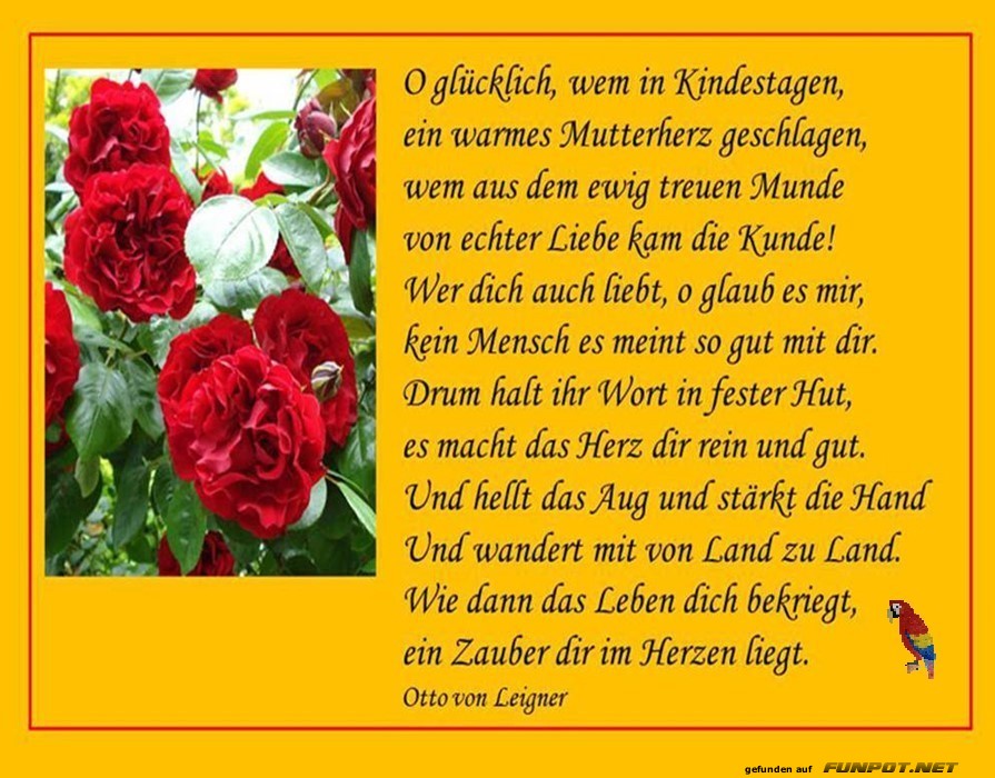O glücklich, wem in Kindheitstagen O glücklich, wem in Kindheitstagen