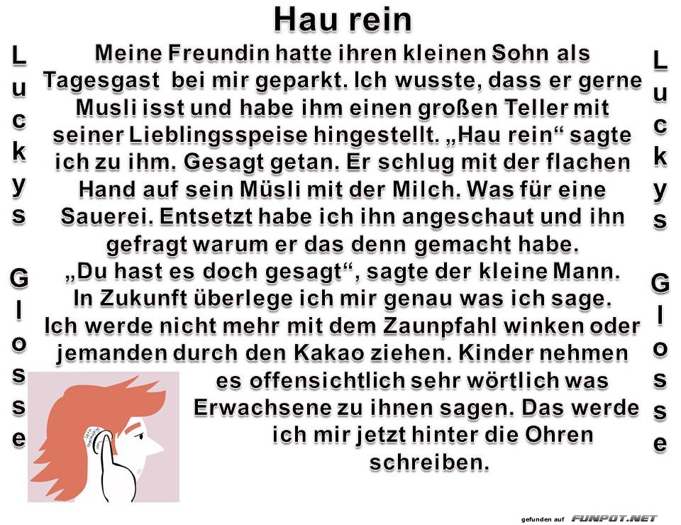 Hau rein