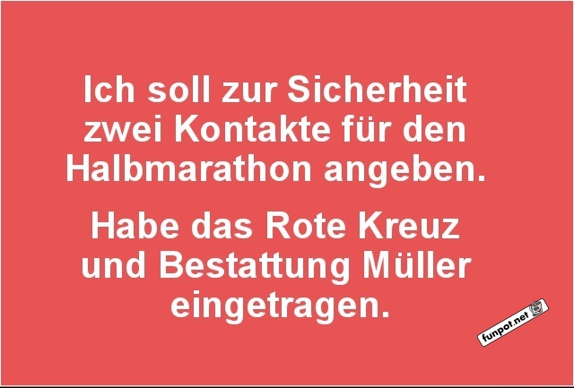 Marathon-Vorsorge  la carte