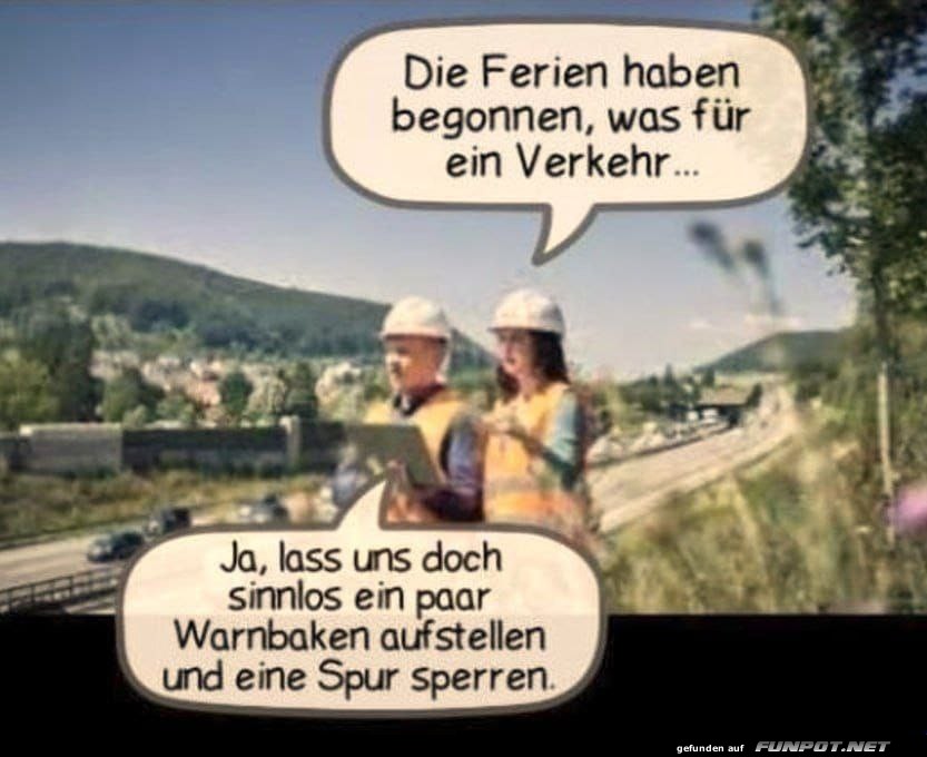 Baustelle der ultimativen Urlaubs-Hindernisse Baustelle der ultimativen Urlaubs-Hindernisse