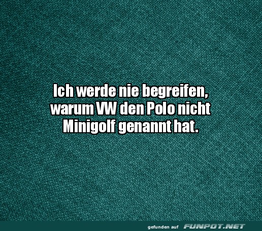 VW Polo: Verpasste Minigolf-Chance VW Polo: Verpasste Minigolf-Chance