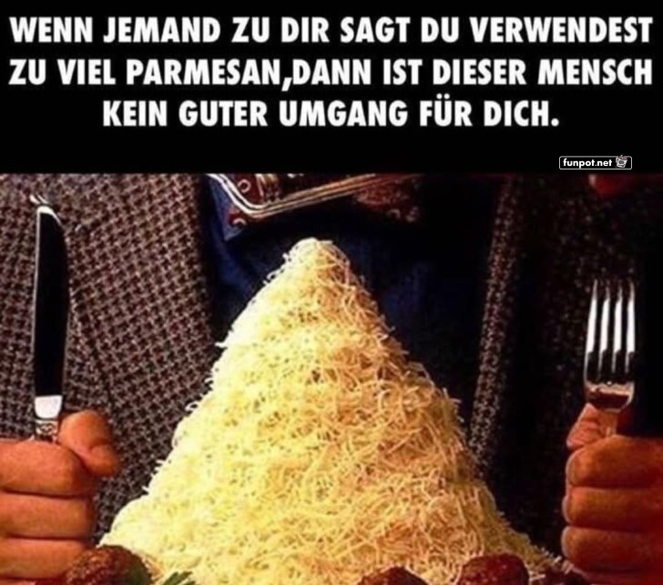 Parmesanberge und ungesunde Beziehungen Parmesanberge und ungesunde Beziehungen