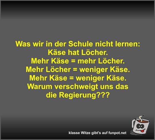 Was wir in der Schule nicht lernen Was wir in der Schule nicht lernen