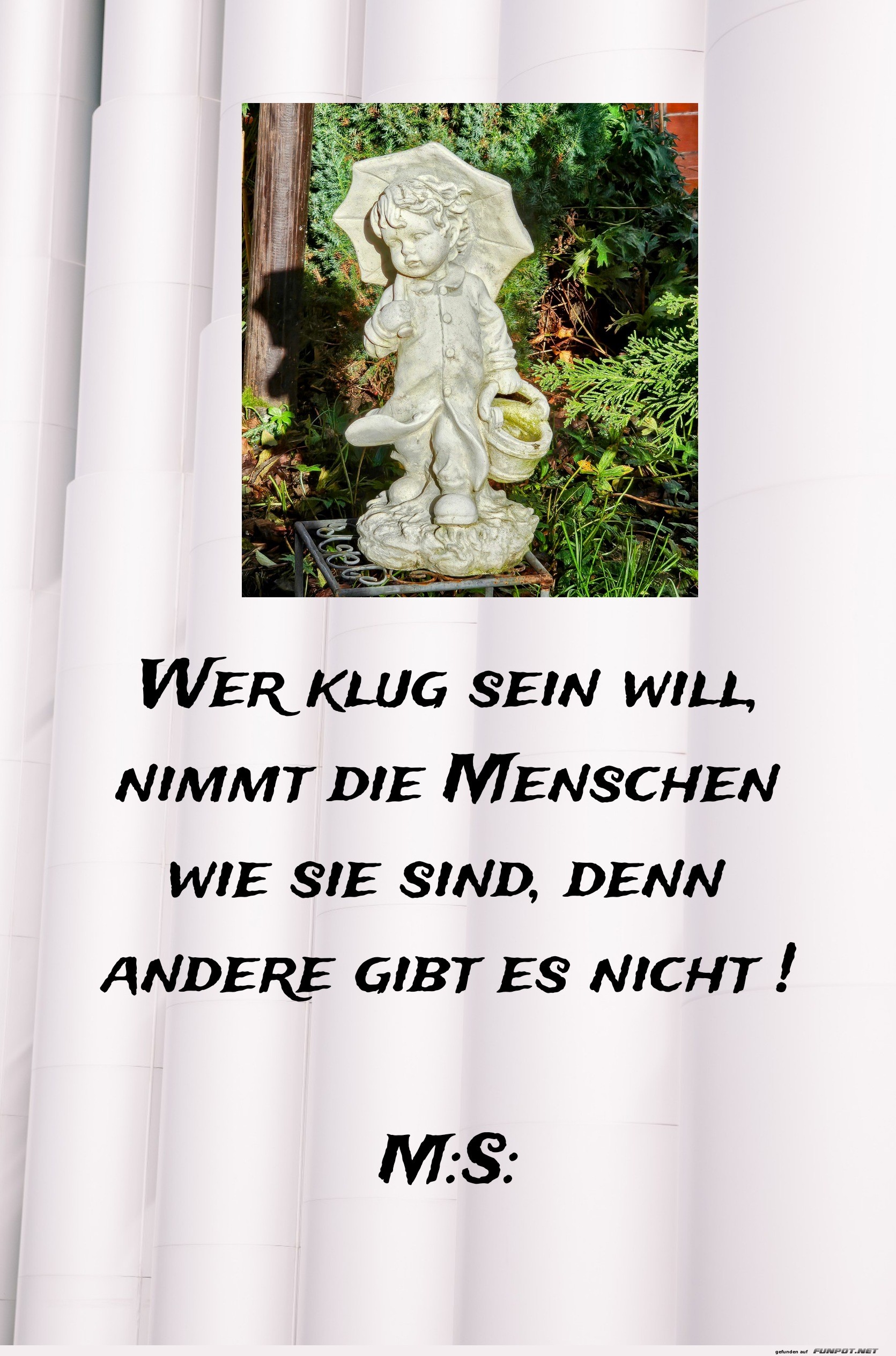 wer klug sein will wer klug sein will