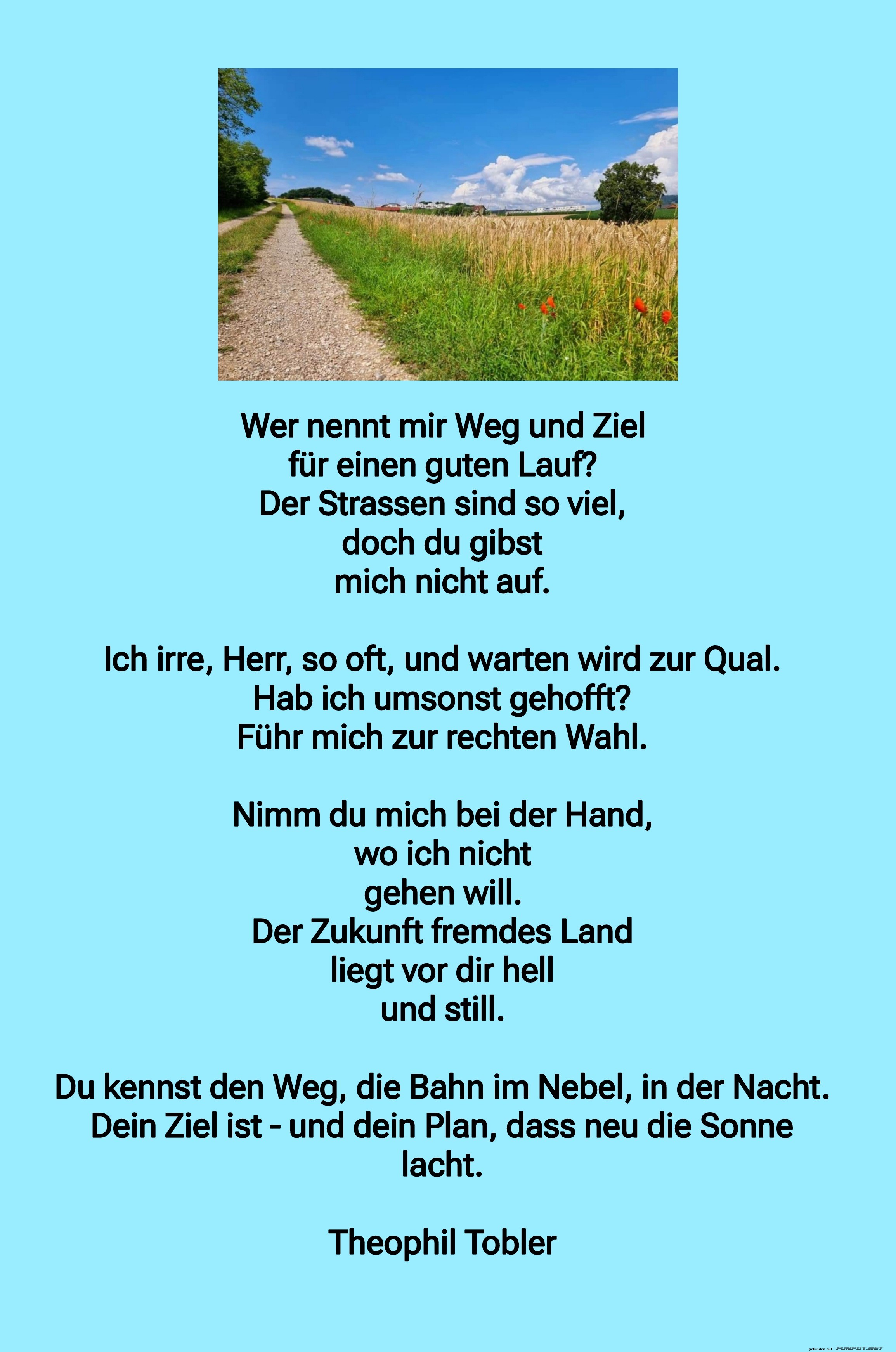 wer nennt mir weg und ziel wer nennt mir weg und ziel