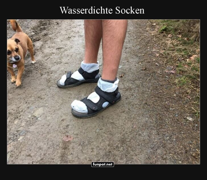 Socken-Upgrade: Der ultimative Regenschutz! Socken-Upgrade: Der ultimative Regenschutz!