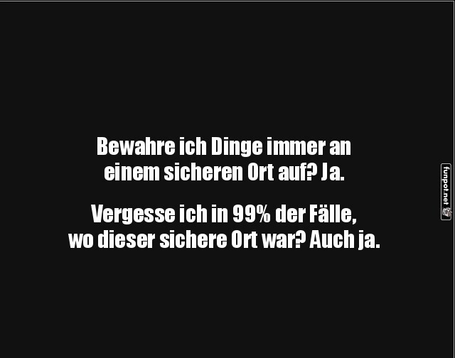 Der sichere Ort ist ein Mysterium Der sichere Ort ist ein Mysterium