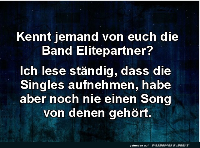 Die mysterise Band Elitepartner